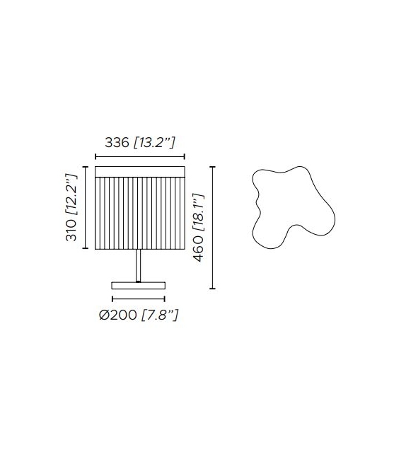 Arcipelago Contardi Lámpara de Mesa