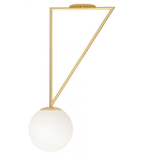 Triangle and Globe Atelier Areti Ceiling Lamp