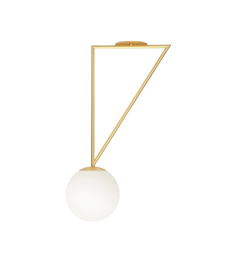 Triangle and Globe Atelier Areti Ceiling Lamp