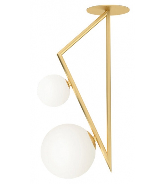 Triangle and Globe Atelier Areti Plafonnier