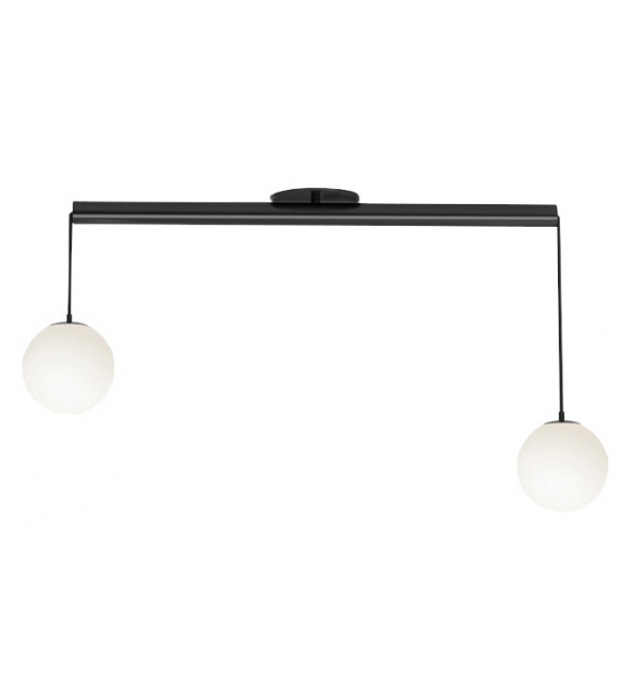 Tube with Globes Atelier Areti Ceiling Lamp