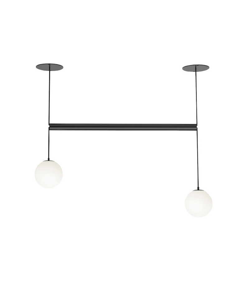 Tube with Globes Atelier Areti Suspension