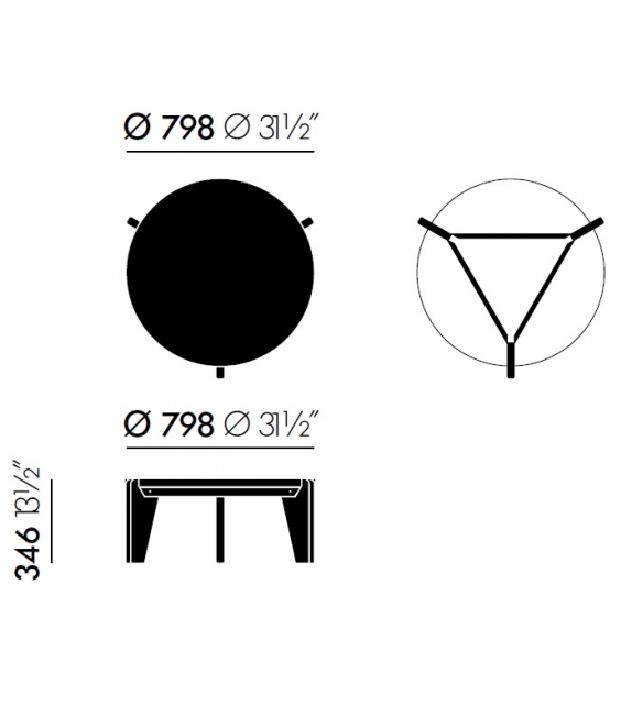 Vitra: Guéridon Bas Tavolino