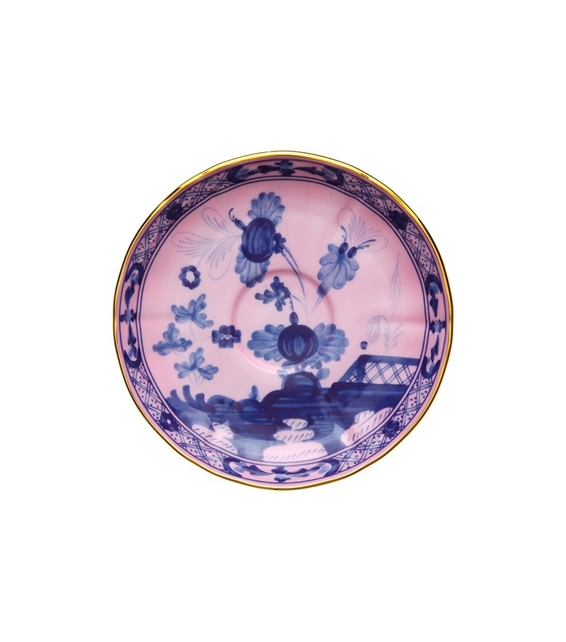 Piatto Tè Oriente Italiano Azalea Ginori 1735