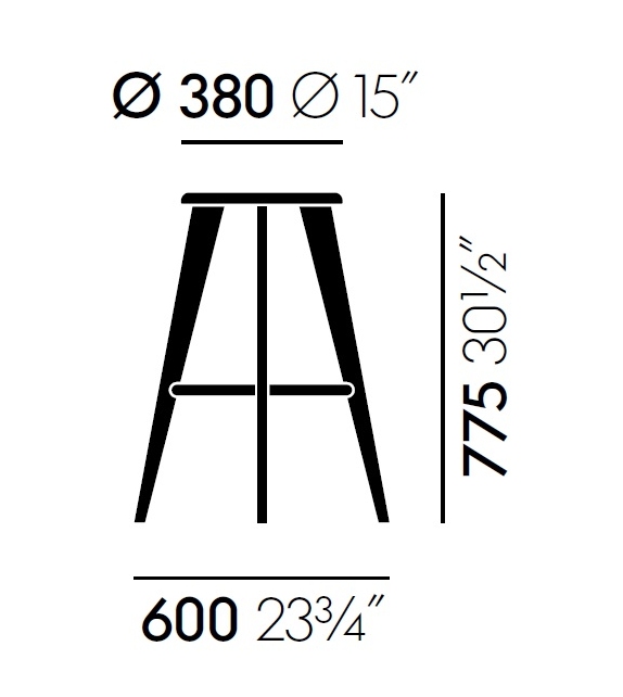 Vitra: Tabouret Haut Hocker
