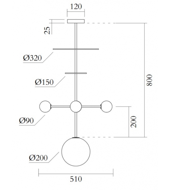 Epic Variations Atelier Areti Lampadario a Sospensione
