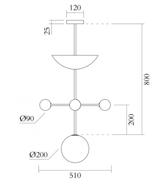 Epic Variations Atelier Areti Lampadario a Sospensione