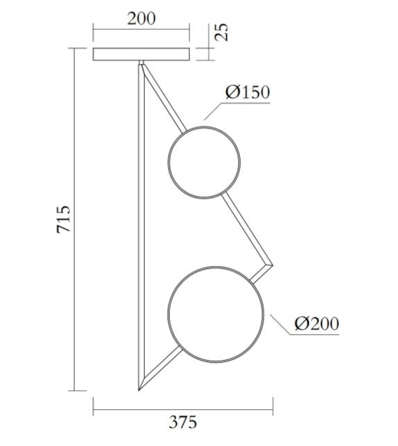 Triangle Variations Atelier Areti Ceiling Lamp