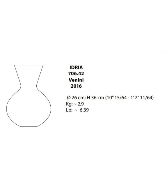 Idria 706.42 Venini Vase