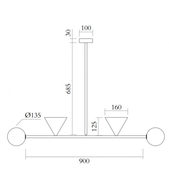 Balancing Variations Atelier Areti Lampada a Sospensione