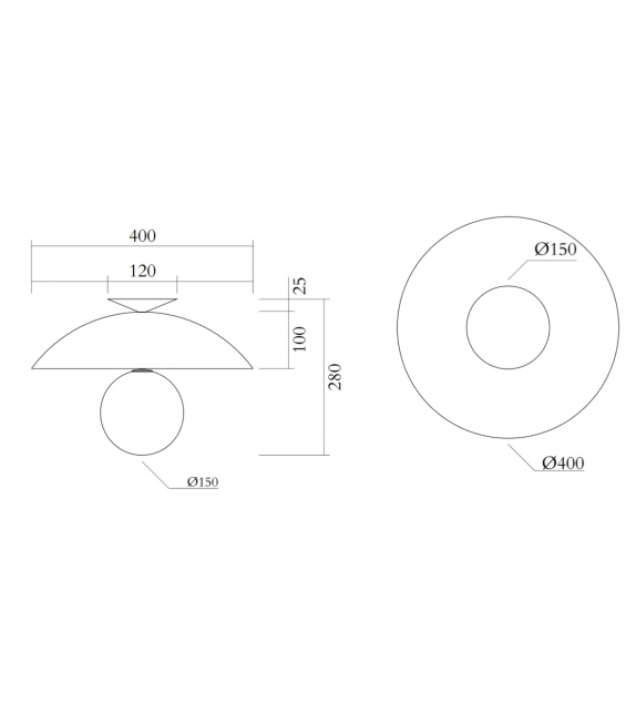 Up and Down Atelier Areti Lampada da Soffitto