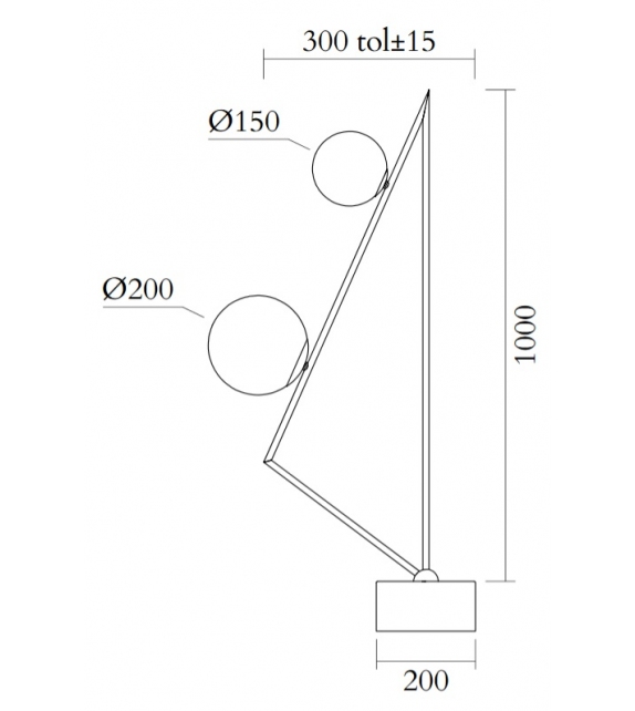 Triangle 2 Atelier Areti Lampadaire