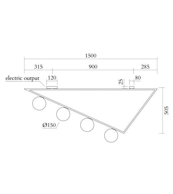 Triangle 2 Atelier Areti Ceiling Lamp