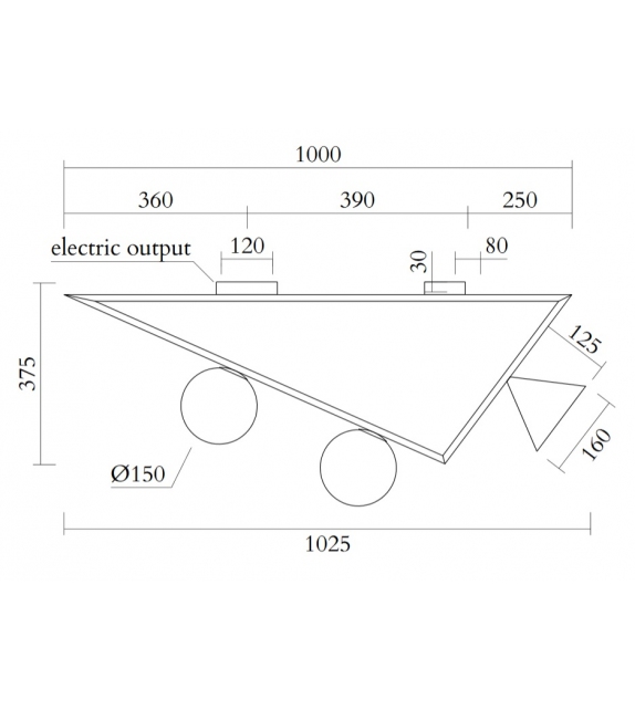 Triangle 2 Atelier Areti Ceiling Lamp
