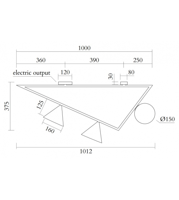 Triangle 2 Atelier Areti Ceiling Lamp