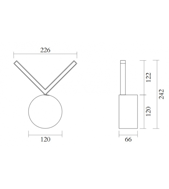 V lights Atelier Areti Wall Lamp