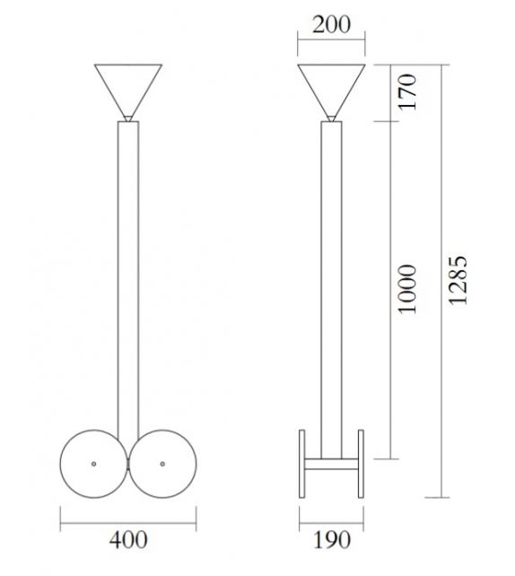 Wheels Atelier Areti Floor Lamp