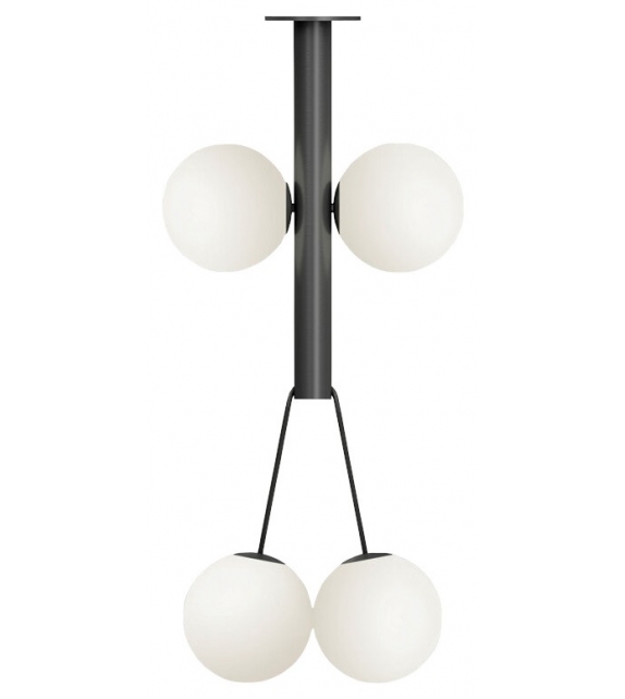 Thick Tube and Globes Atelier Areti Suspension