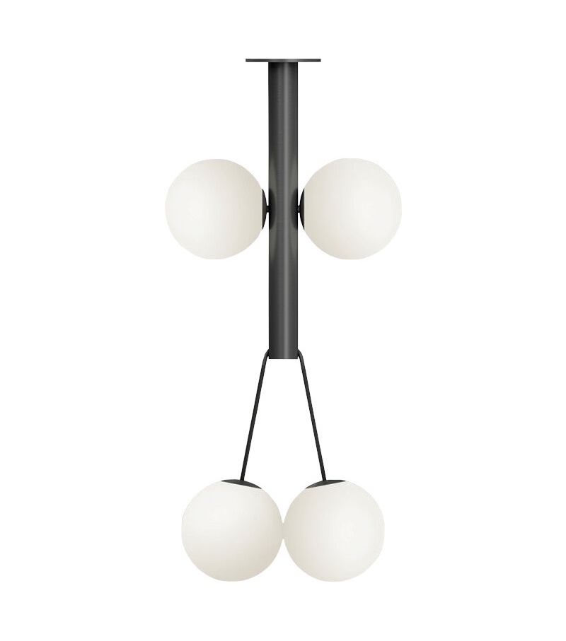 Thick Tube and Globes Atelier Areti Suspension
