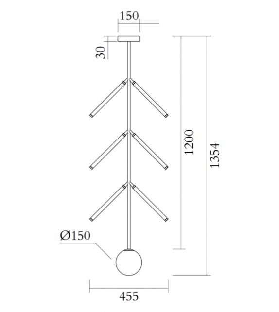 Arrow Atelier Areti Hängeleuchte