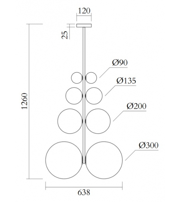 Perspective Atelier Areti Lampada a Sospensione