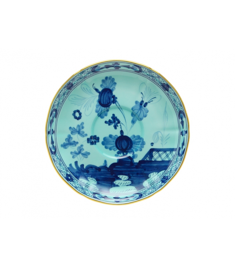 Piatto Caffè Oriente Italiano Iris Ginori 1735 Saucer