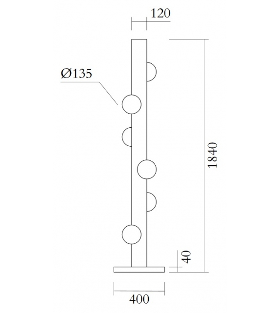 Oyster Atelier Areti Floor Lamp
