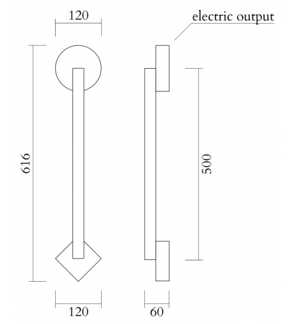 Tube Circle Triangle Atelier Areti Wall Lamp