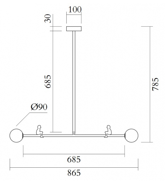 See Saw Atelier Areti Hängeleuchte