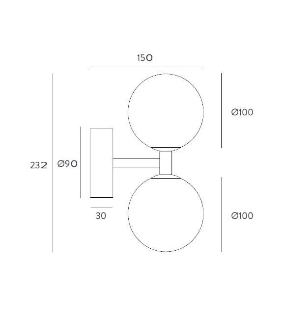 Dalt Aromas del Campo Lampada da Parete