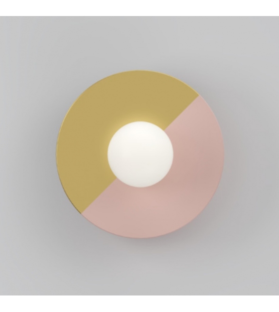 Disc and Sphere semi-colour Atelier Areti Wall Lamp