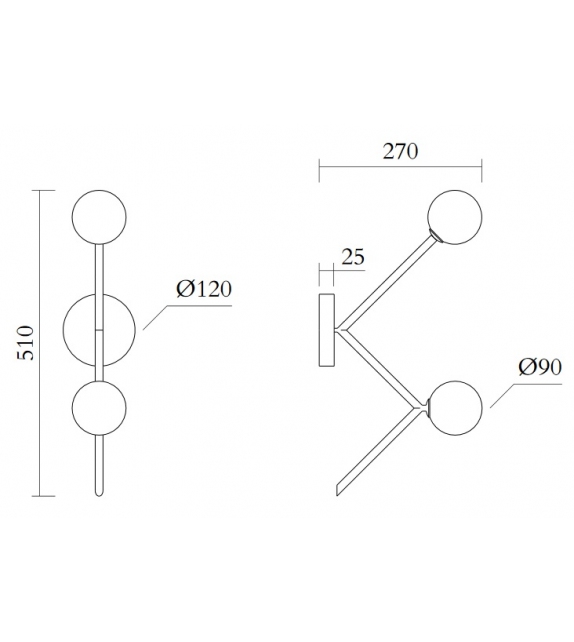 Zigzag Atelier Areti Wall Lamp