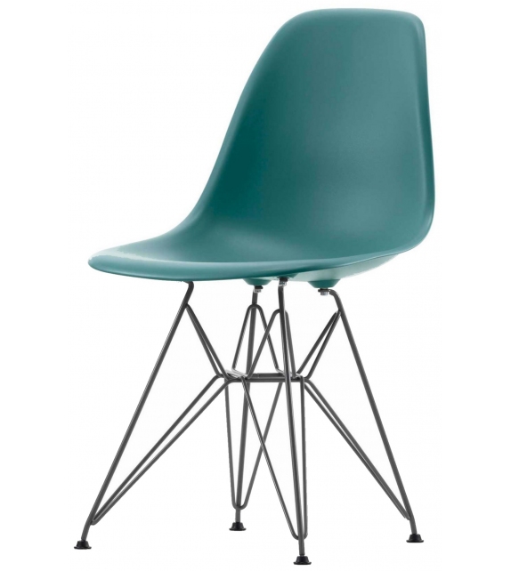 Prêt pour l'expédition - Eames Plastic Side Chair DSR Vitra Chaise