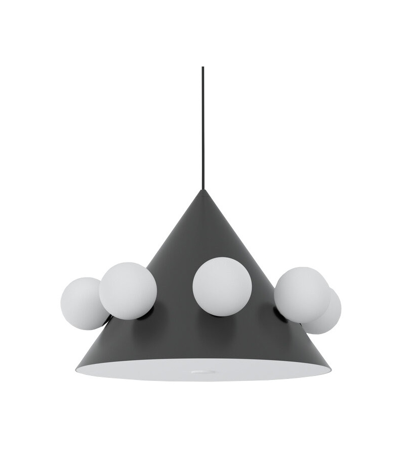 Large Cone with Globes Atelier Areti Hängeleuchte