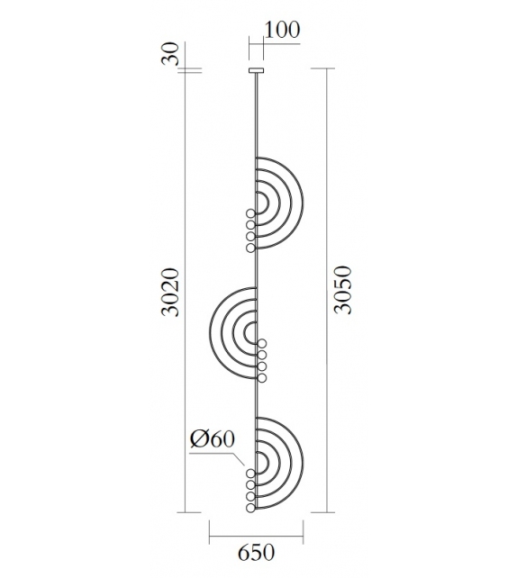 Offset Atelier Areti Lampada a Sospensione