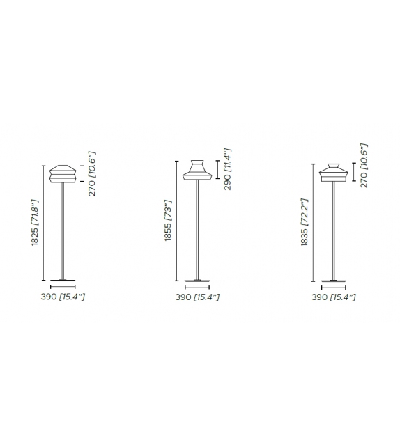 Calypso Contardi Outdoor Floor Lamp