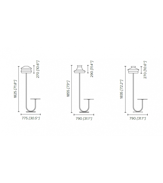 Calypso Contardi Outdoor Floor Lamp