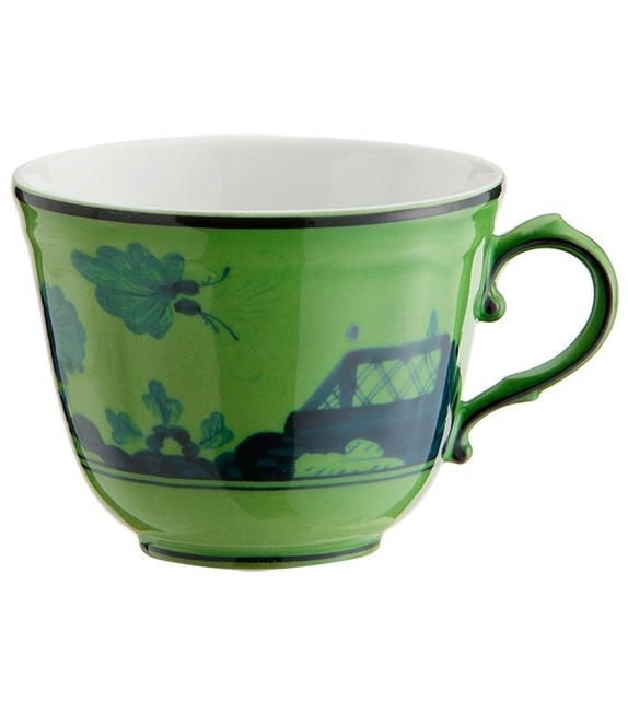 Tazza Caffè Oriente Italiano Malachite Ginori 1735 Taza de Café