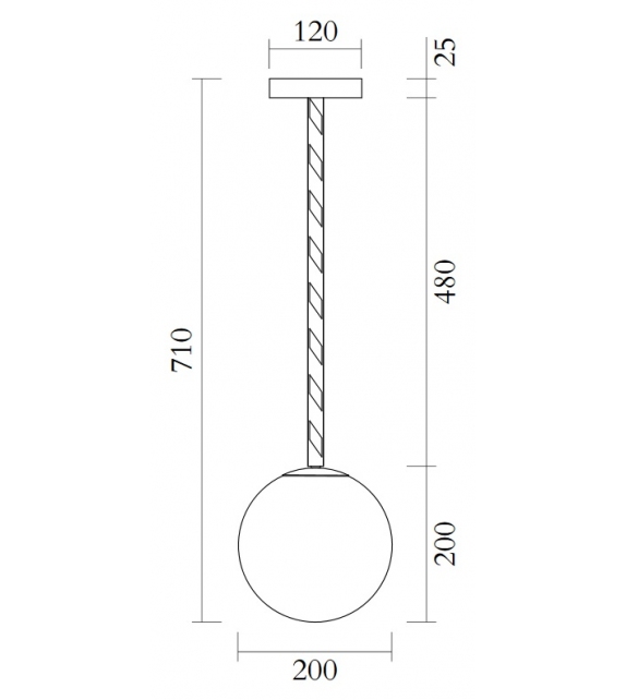 Linetype Globe Atelier Areti Pendelleuchte