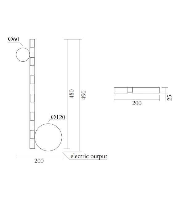Linetype Atelier Areti Lámpara de Pared