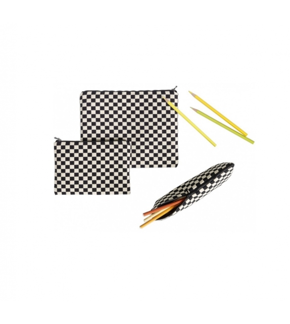 Ready for shipping - Zip Pouches Vitra Fabric Case - 16 cm