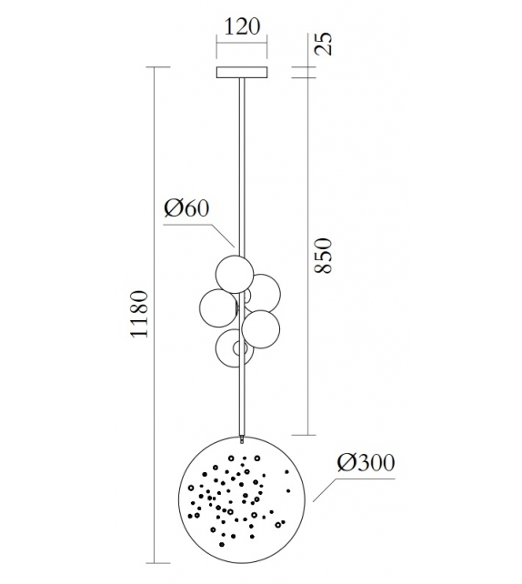 Epic Four Atelier Areti Lampada a Sospensione