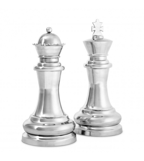 Chess King & Queen Eichholtz Skulptur