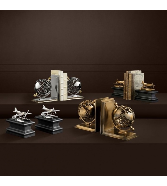 Bookend Globe set of 2 Eichholtz Ornement