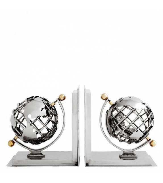 Bookend Globe set of 2 Eichholtz Ornement