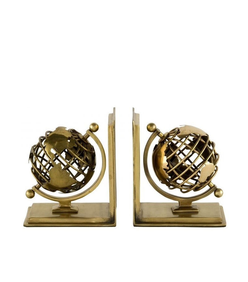 Bookend Globe set of 2 Eichholtz Ornement