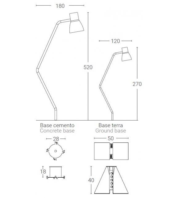 Mini Mini Outdoor Zava Floor Lamp