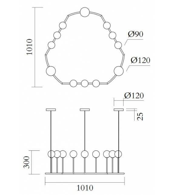 Standing Globes Atelier Areti Pendelleuchte