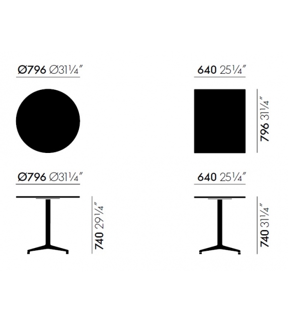 Vitra Bistro Table Outdoor