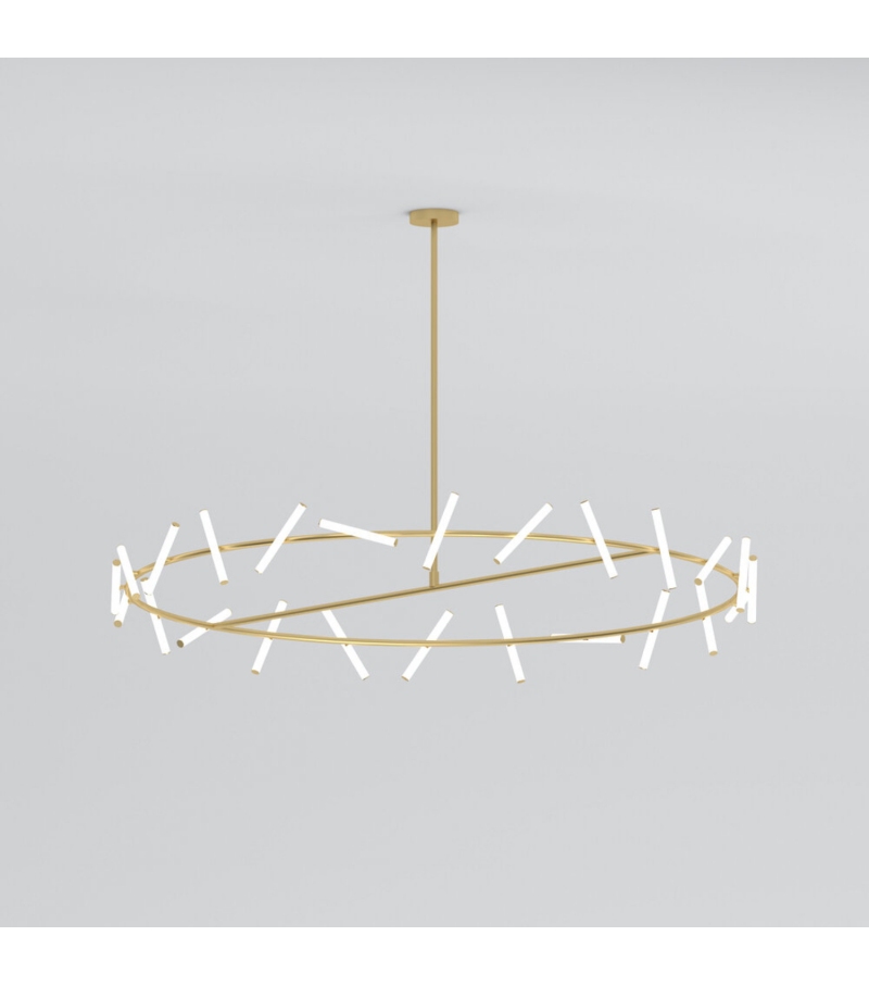 Sticks Round Atelier Areti Lampadario a Sospensione